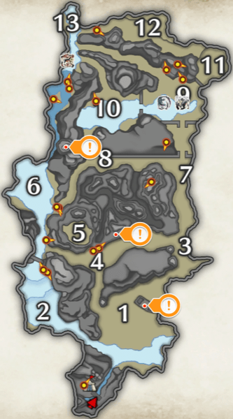 イワオモリトカゲの大社跡