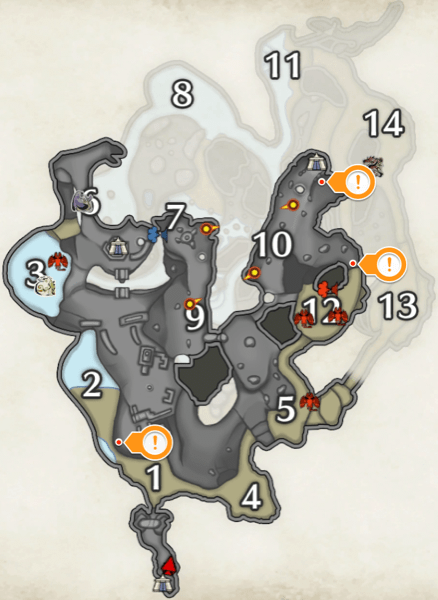 イワオモリトカゲの溶岩洞