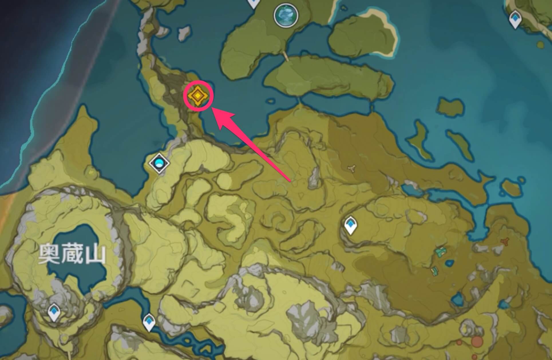 璃月にある秘境に行く