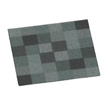 モノクロブロックのラグ画像