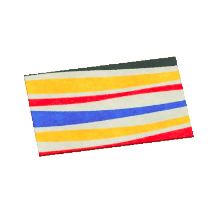 モダンなウェーブのラグ画像