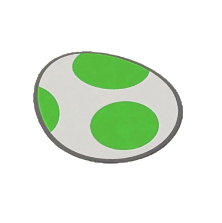 ヨッシーのタマゴのラグ画像