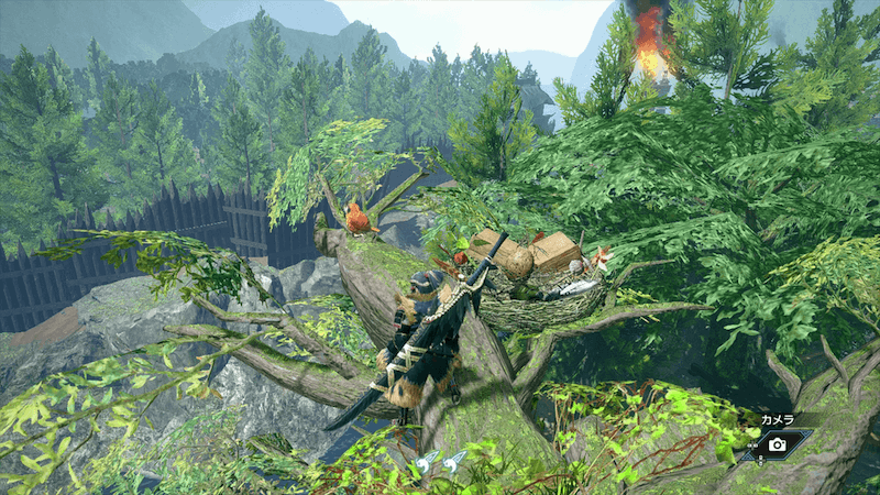 フクズクの巣から素材を入手できる