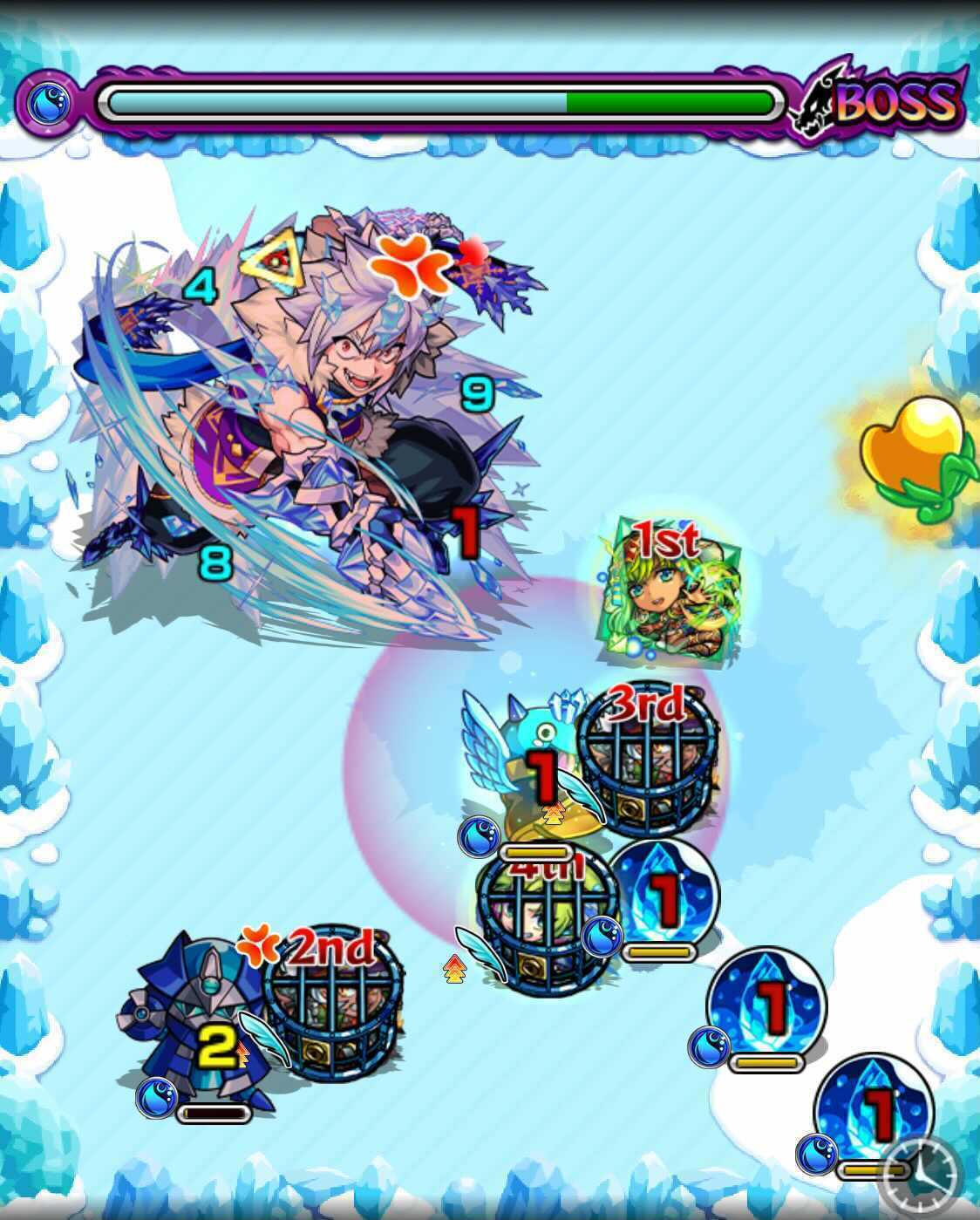 アヴァランチ ボス1 処理後