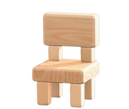 つみきチェア画像