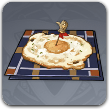 テイワット風焦げ卵