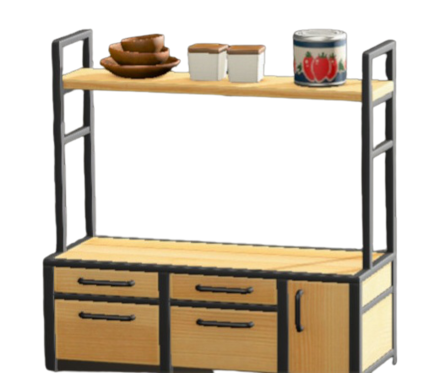 アイアンウッドカップボード画像