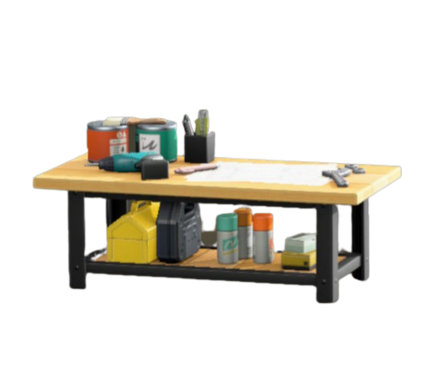 アイアンウッドDIYテーブル画像