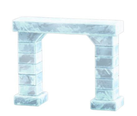 こおりのアーチ画像