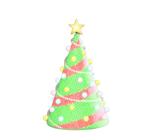 ツリーのイルミネーション画像