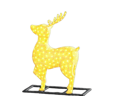トナカイのイルミネーション画像