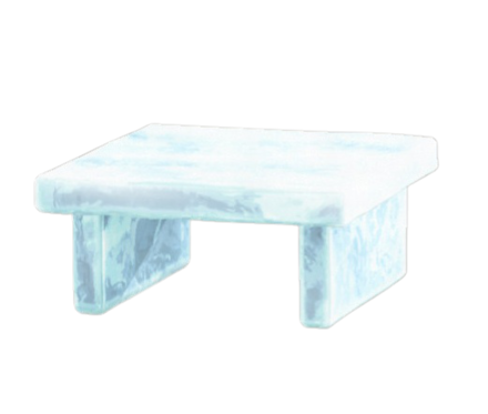 こおりのテーブル画像