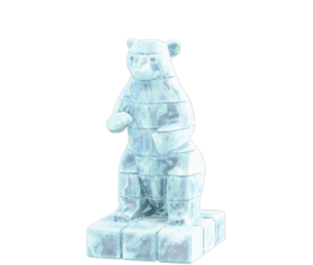 こおりのアート画像