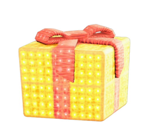 プレゼントのイルミネーション画像