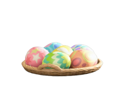 イースターなベッド画像