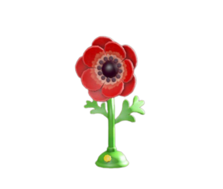 アネモネのせんぷうき画像