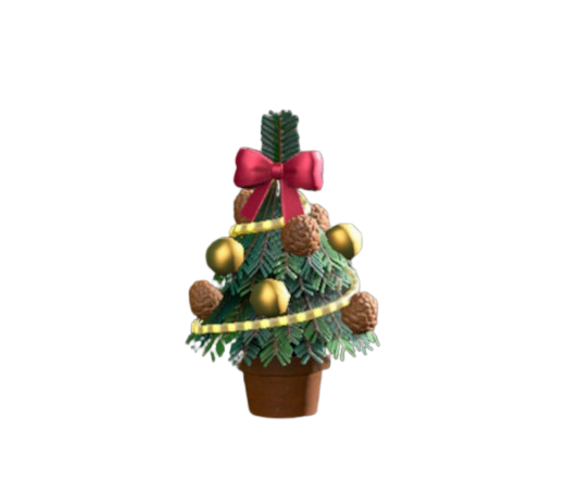 テーブルクリスマスツリー画像