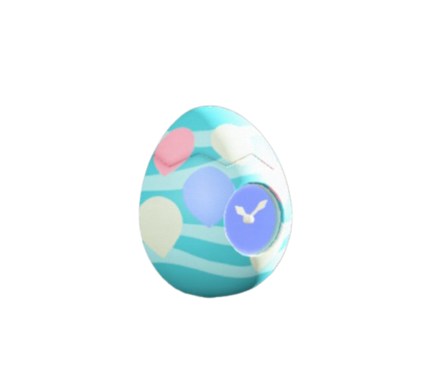 イースターなウォールクロック画像