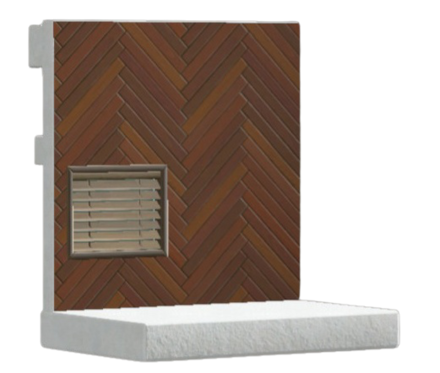 こげちゃのヘリンボーンのかべ画像