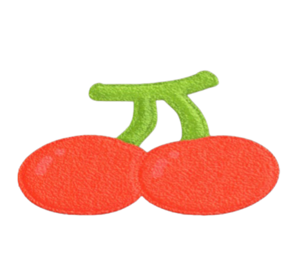 さくらんぼのラグ画像