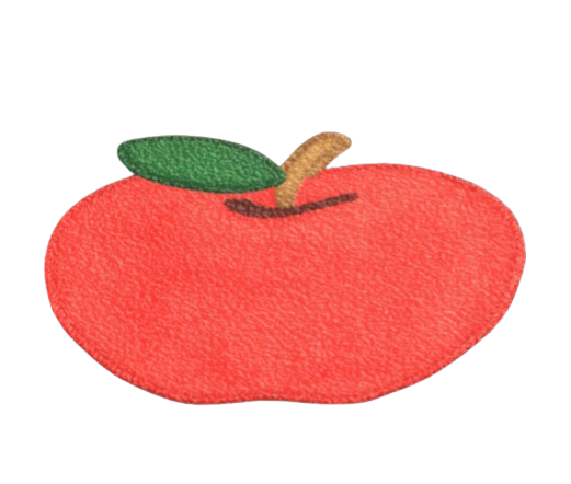 リンゴのラグ画像