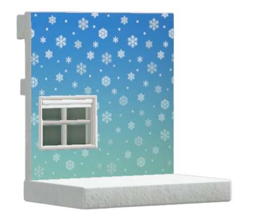 スノーフレークなかべがみ画像