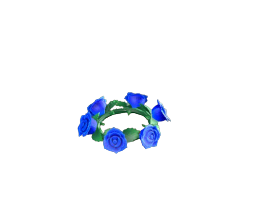 バラのかんむり・ブルー画像