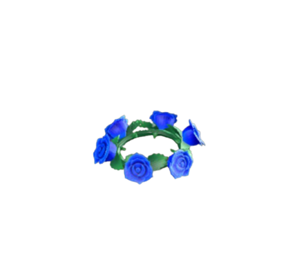 バラのかんむり・ブルー画像