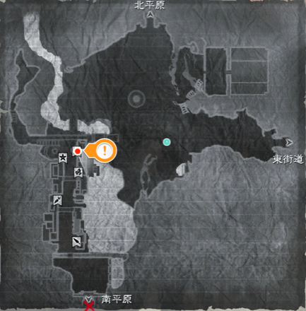 荒んだ村のマップ