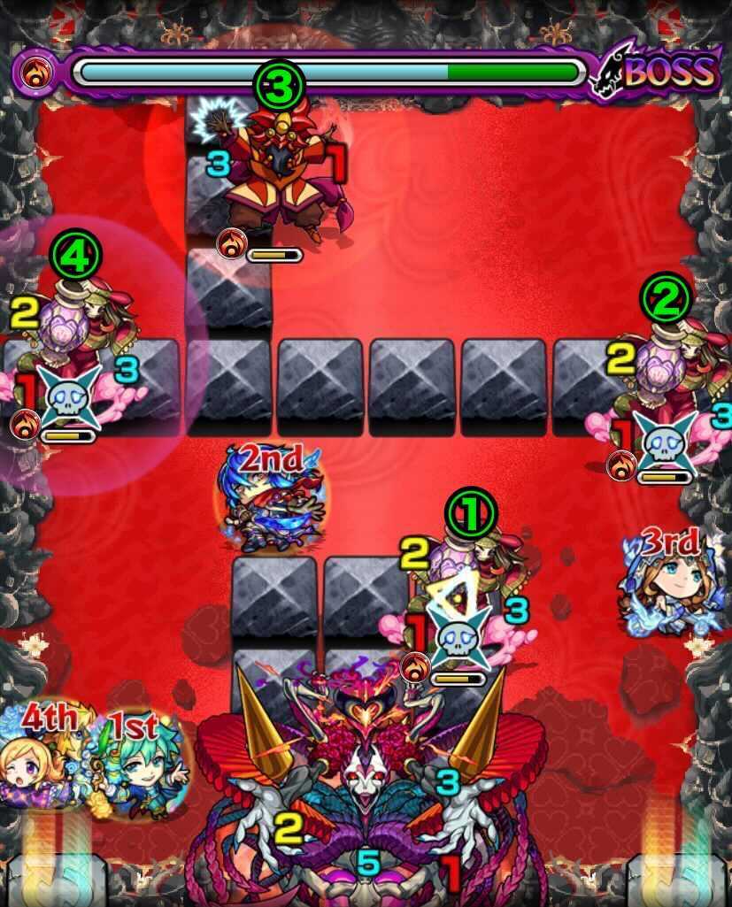 26の獄 ボス1 弱点移動