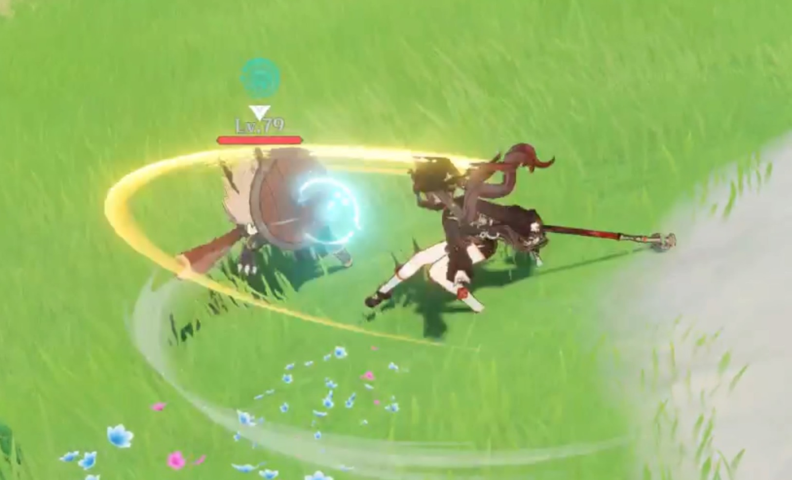 盾を構えている時はダメージが通らない