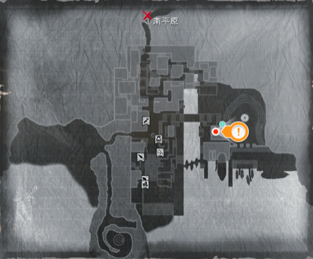 南平原の主のマップ