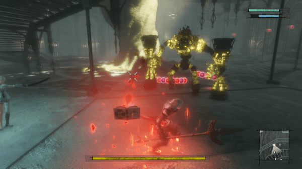 石の神殿の巨木の根っこを採取する