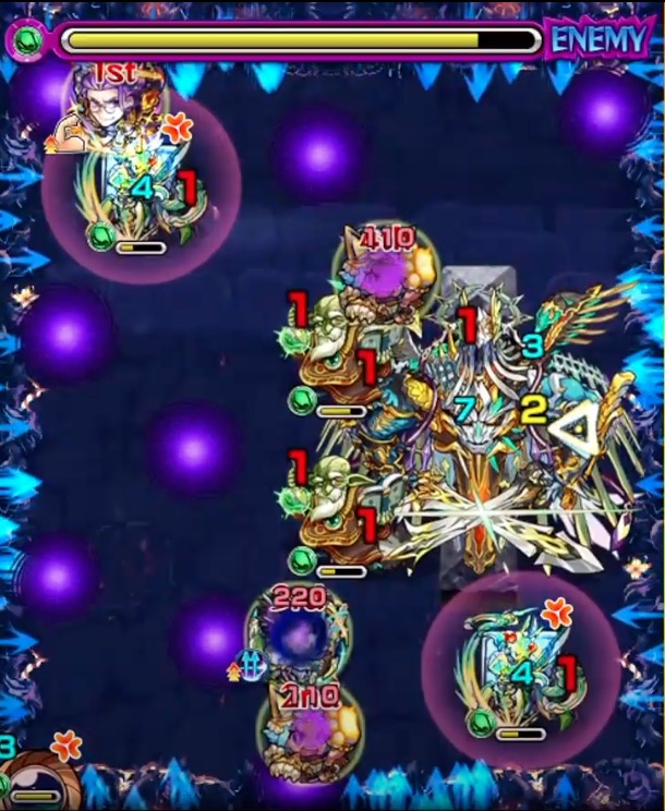 禁忌の獄30 ステージ3 敵移動後