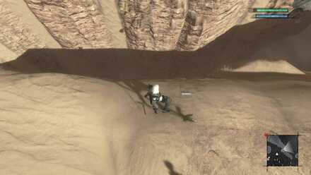 東街道付近の谷