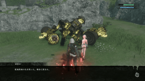 南平原のマモノを倒す