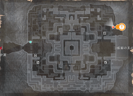 王の眠りを荒らす者のマップ