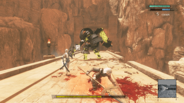 最奥のボス部屋のマモノを倒す