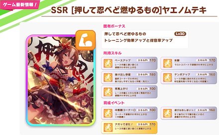 新サポートヤエノムテキ