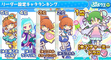 リーダー設定ランキング