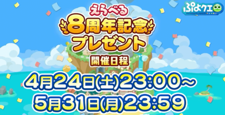 8周年記念プレゼント