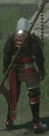 鎧武者背面青年期