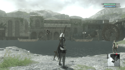 ニーアの村の釣り場