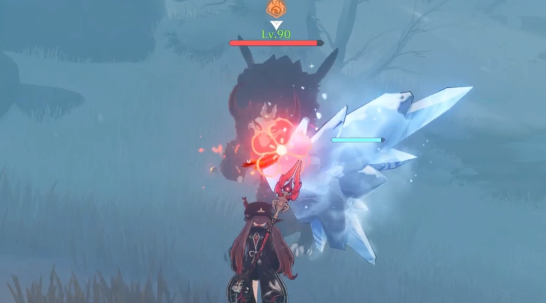 暴徒・氷盾の盾は回復する