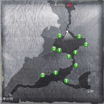 南平原のマップ