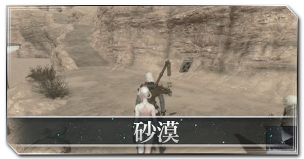 砂漠のマップと採取アイテム