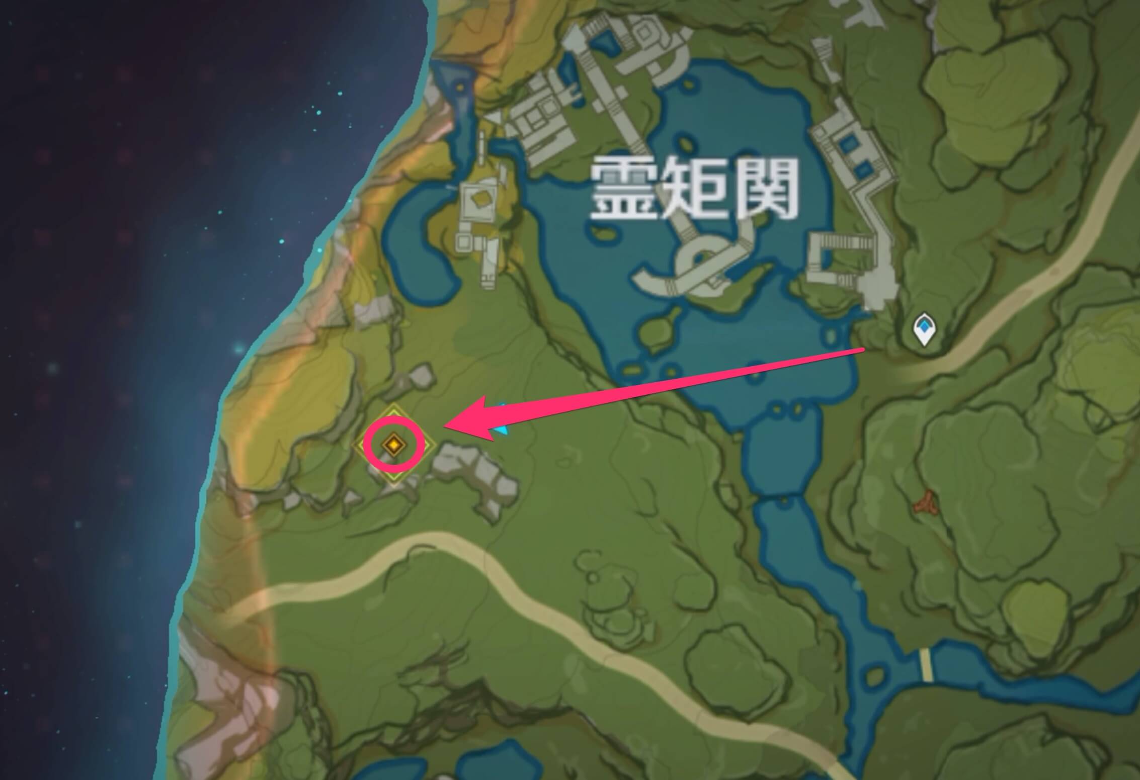 載から聞いた鉱山へ向かう