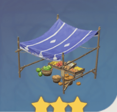 儲かっている果物露店の画像