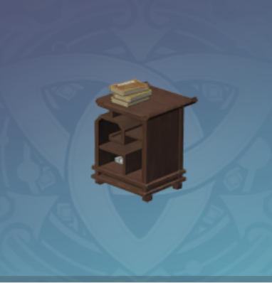 垂香の収納棚の画像