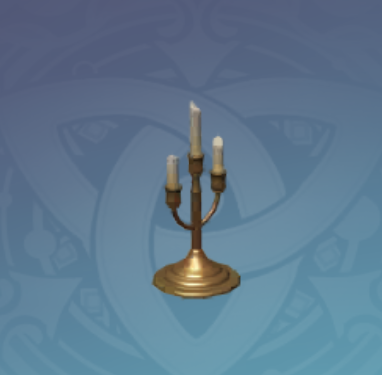 金色の燭台の画像